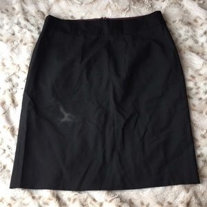 J. Crew black wool pencil skirt 6